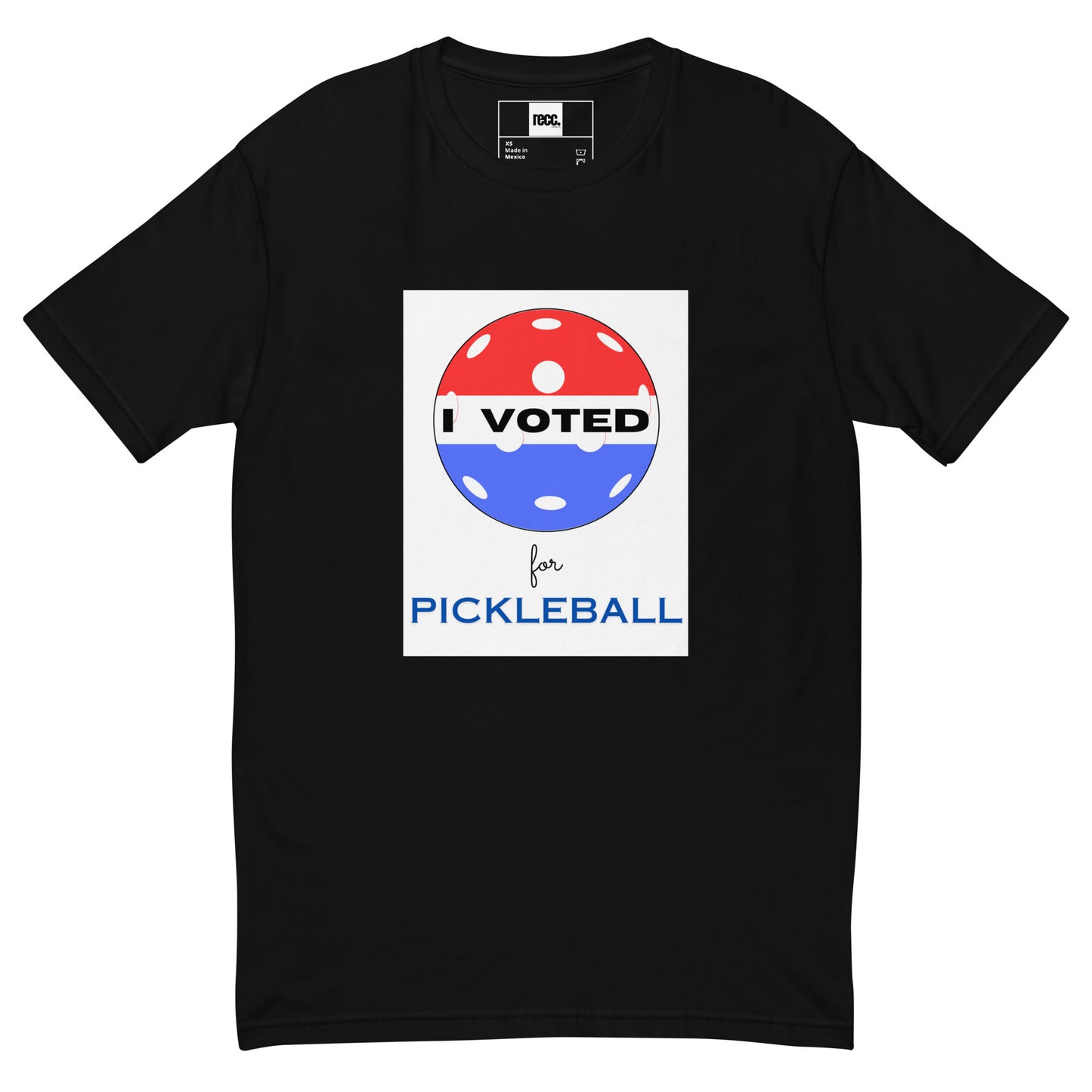 I Voted for Pickleball Short Sleeve T-shirt