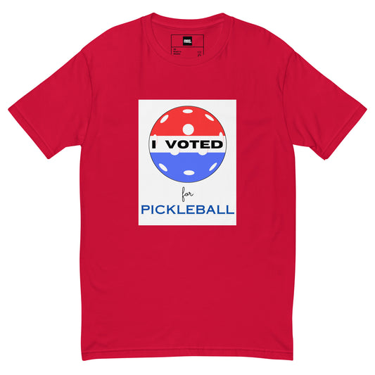 I Voted for Pickleball Short Sleeve T-shirt