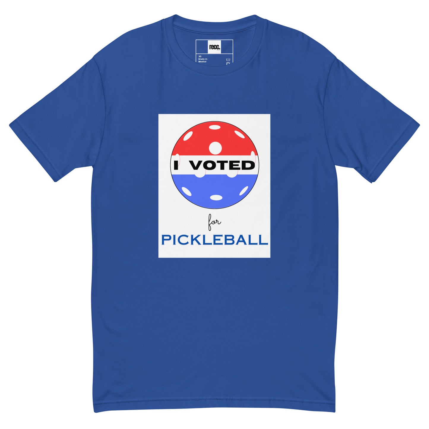 I Voted for Pickleball Short Sleeve T-shirt