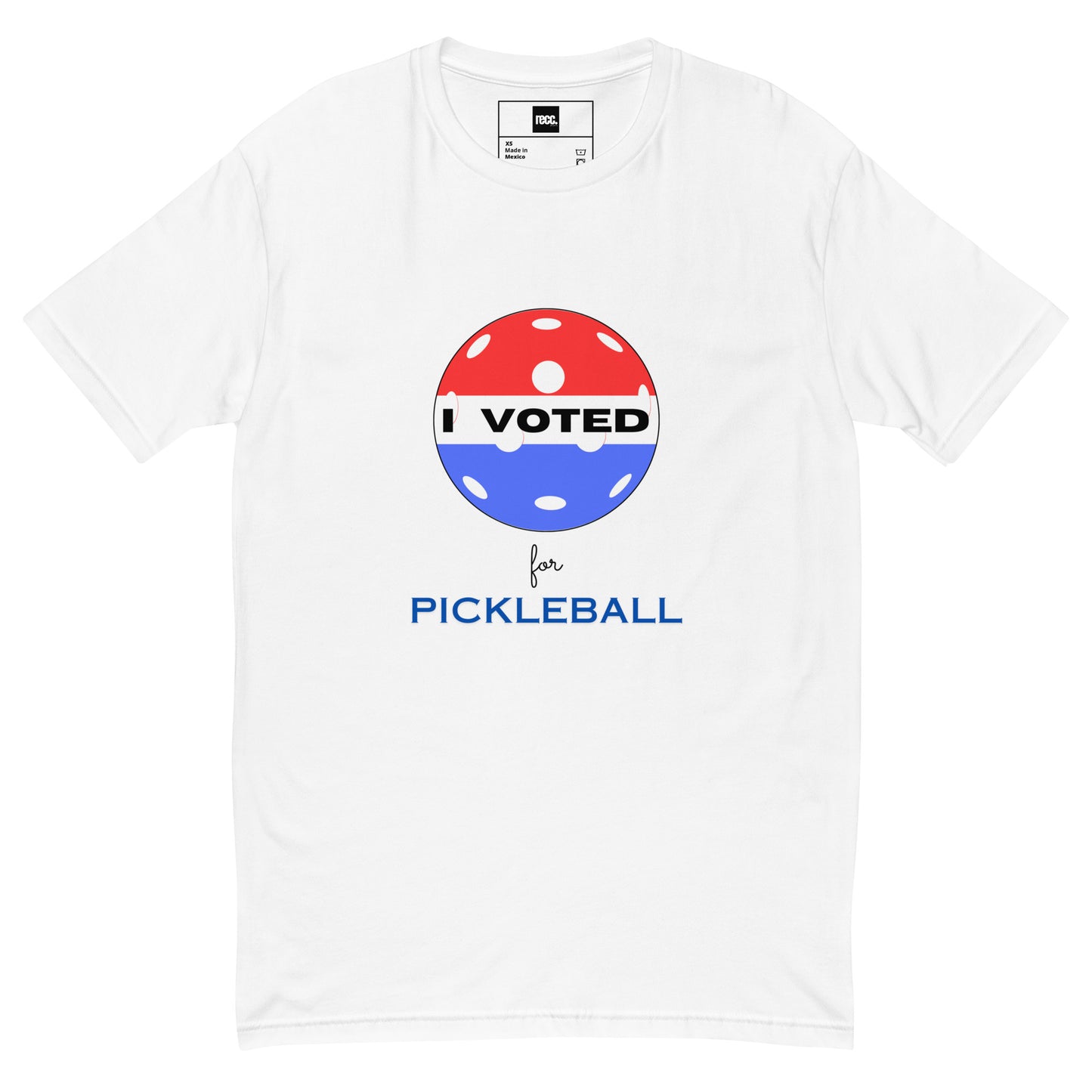 I Voted for Pickleball Short Sleeve T-shirt